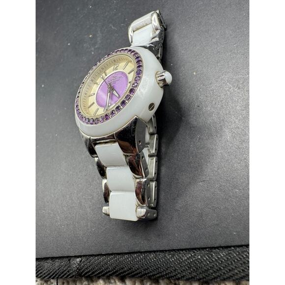 Aquaswiss Swiss-Made Sea Star Women's Watch Purple White Ceramic SS 59G001 - Picture 5 of 14